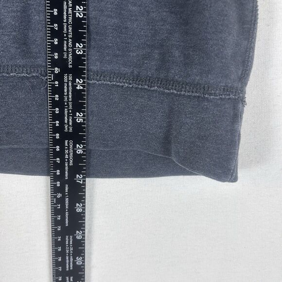 Vintage Y2k Kansas University KU Sweatshirt Mens Medium Gray/Blue Long Sleeve - Picture 8 of 10